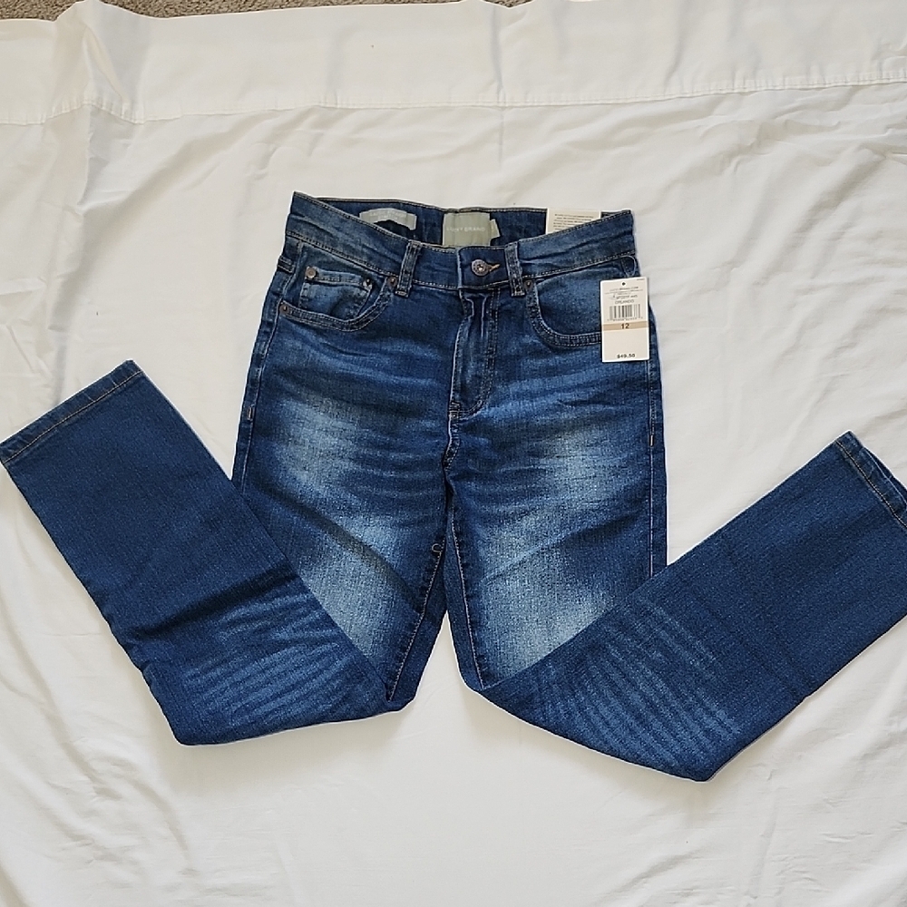 Lucky Brand Girls Dark Blue Skinny Jeans
